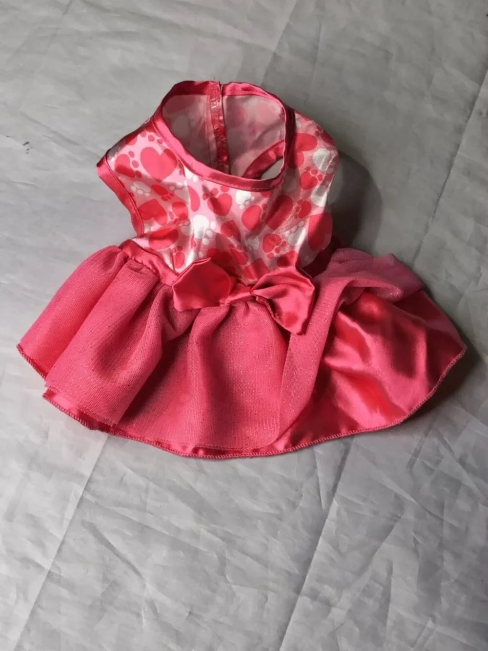 Build A Bear Pink Promise Pets Pink Hearts Dress
